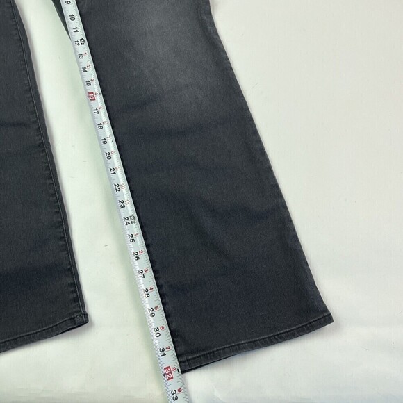 NYDJ Columbia Marilyn Tie Waist Straight Leg Pants Jeans Gray Stretch Size 20W - Picture 8 of 14